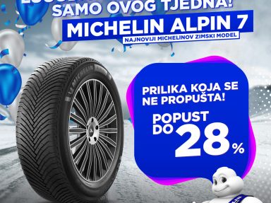 Novi Michelinov model ALPIN 7 na akciji