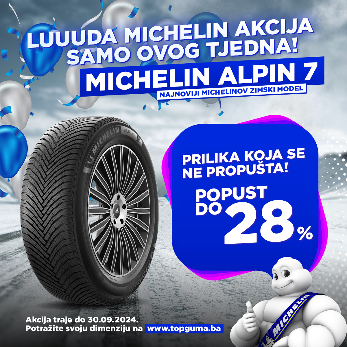 Topguma.ba - michelin alpin 7 akcija